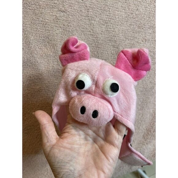 Pet Shop Pig Hat Pet Costume Animal Sz XSMALL Dog Clothes Halloween Pink - Picture 2 of 6